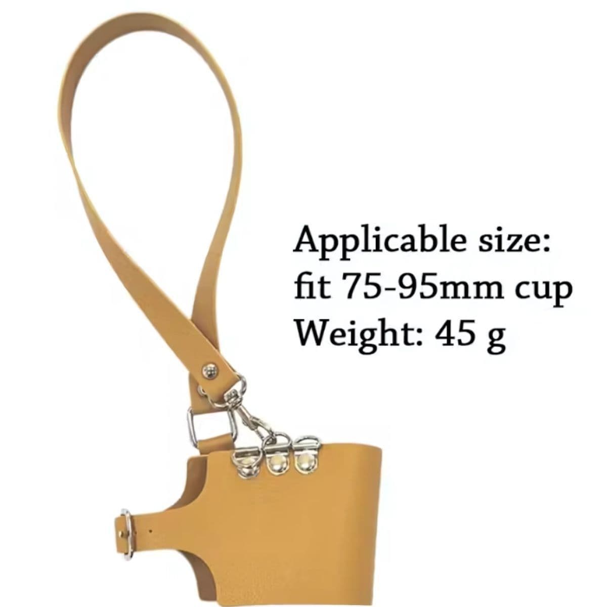Adjustable Leather Cup Holder view 4