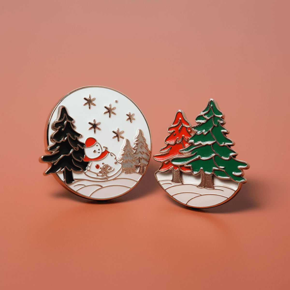 Christmas Enamel Pin Badges view 4