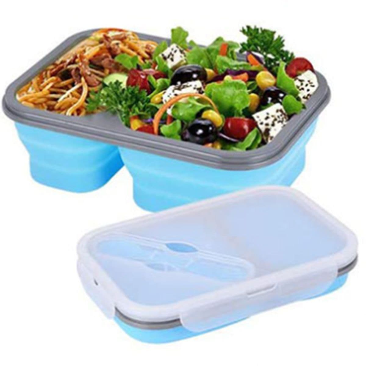 Buy Microwave-Safe Silicone Collapsible Lunch Box in Singapore