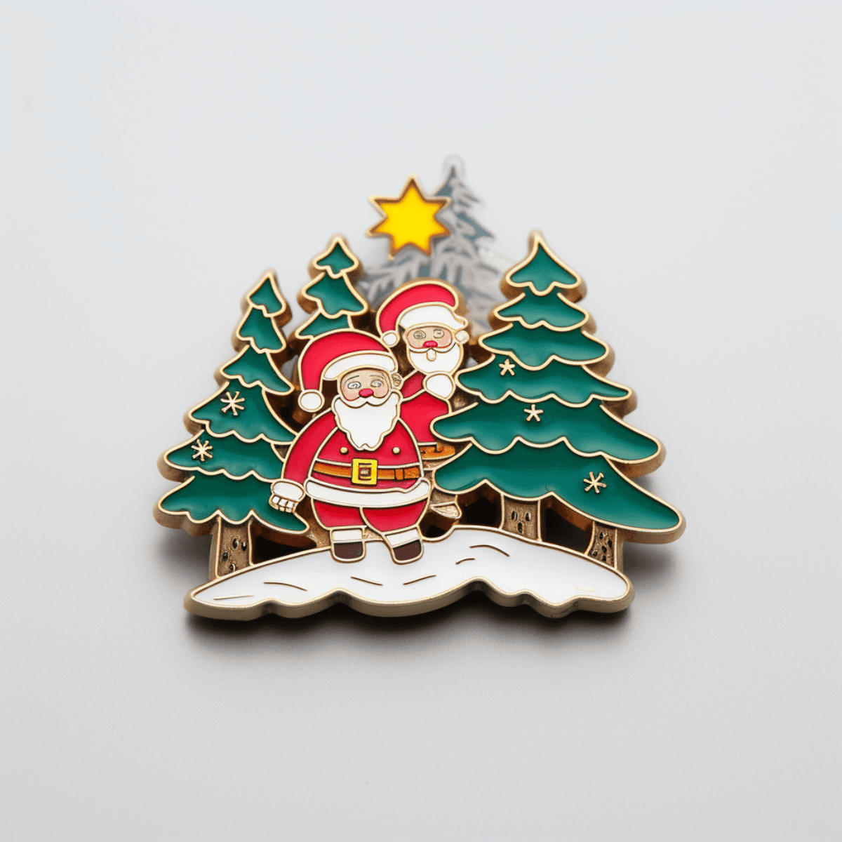 Christmas Enamel Pin Badges view 3