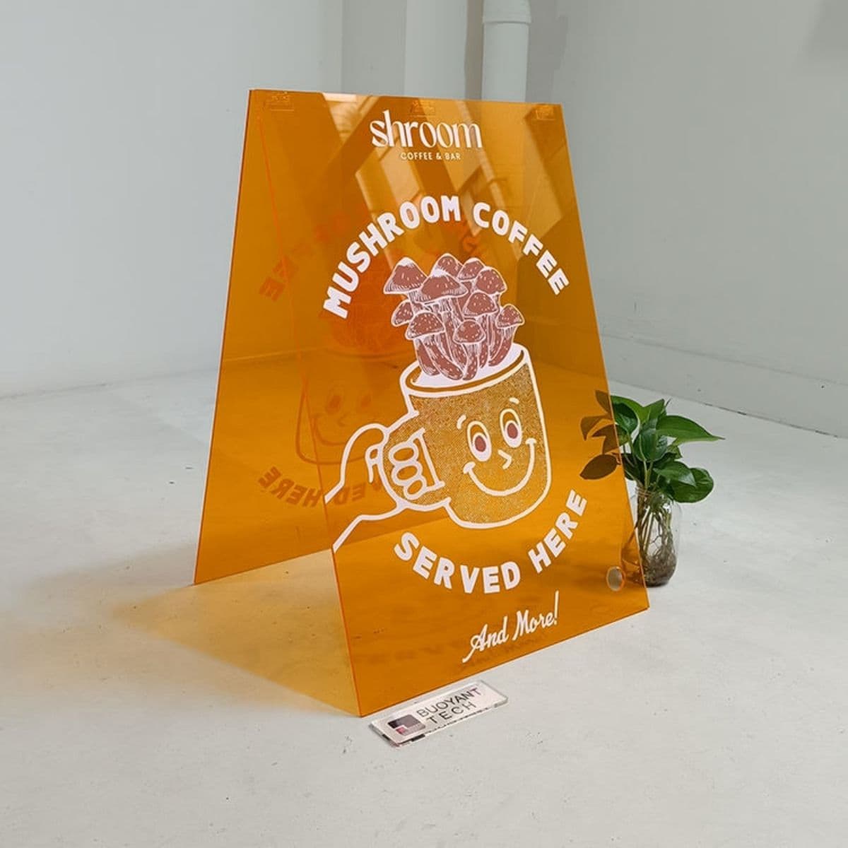 Standing Acrylic Signage view 3