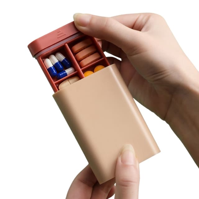 Portable Medicine Pill Box