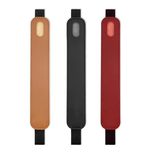 Garterized Leather Pen Case