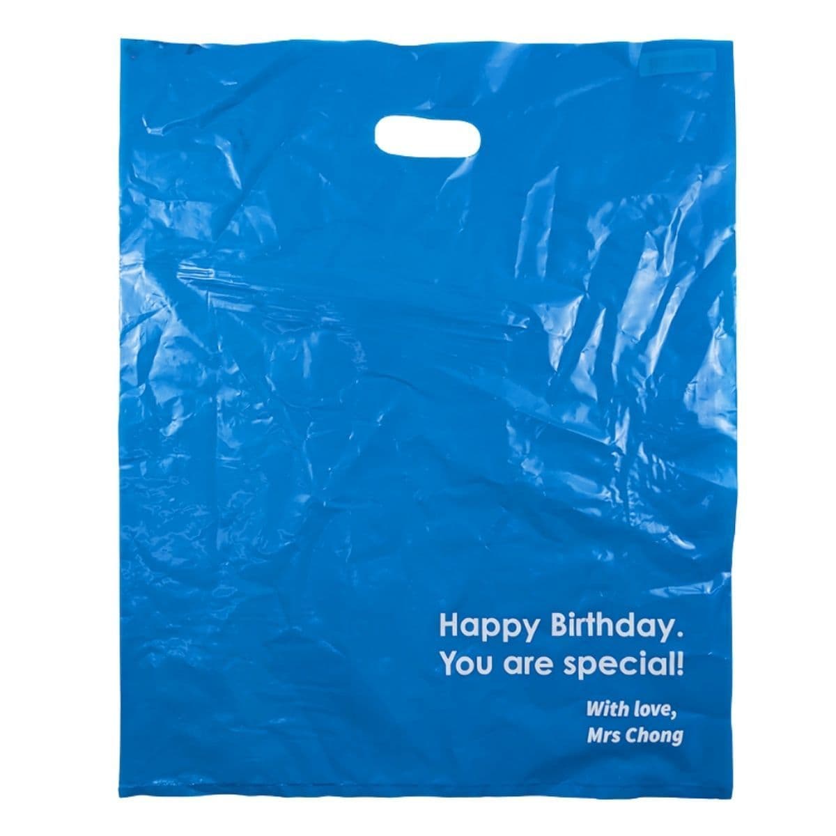 Die-Cut Handle Plastic Bag