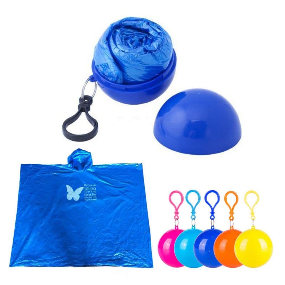 Disposable Rain Poncho Ball
