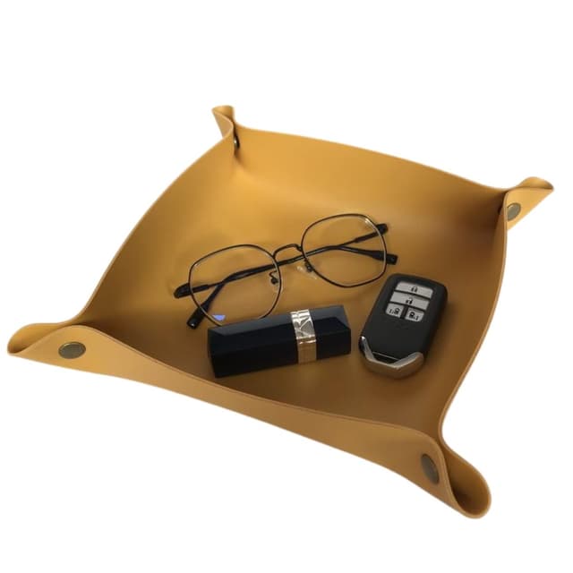 Foldable Leather Tray