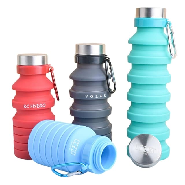 Collapsible Silicone Water Bottle
