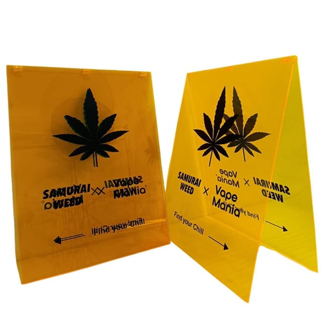 Standing Acrylic Signage