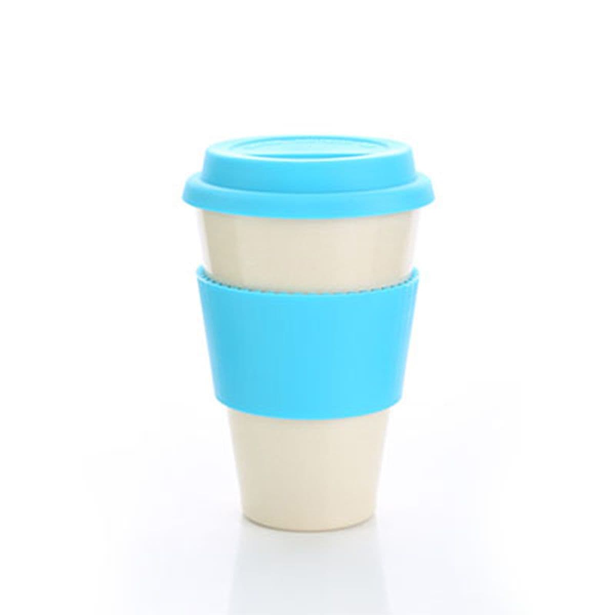 Bamboo Cup with Silicone Lid