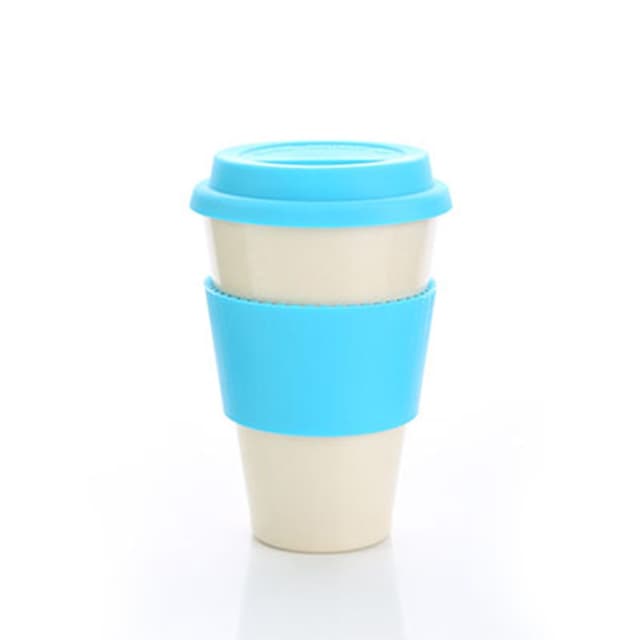 Bamboo Cup with Silicone Lid