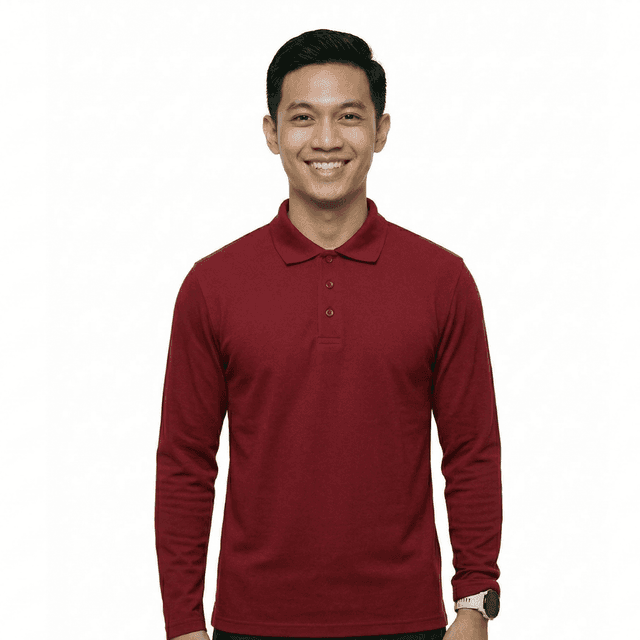 Custom Dri Fit Long Sleeve Polo Shirts