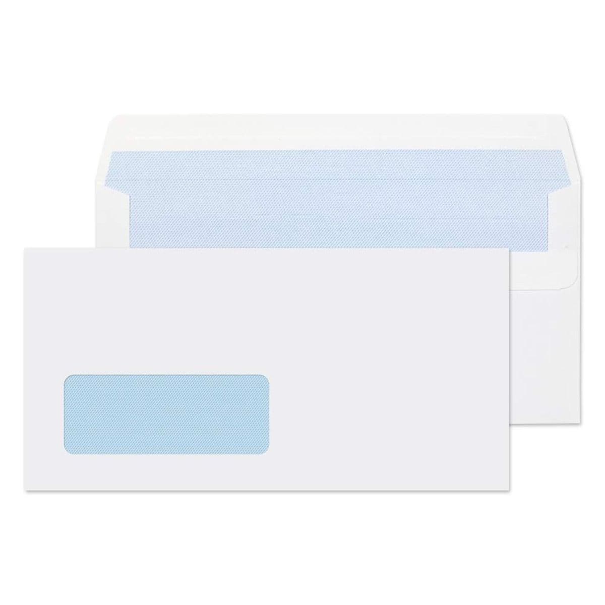 DL White Window Envelope