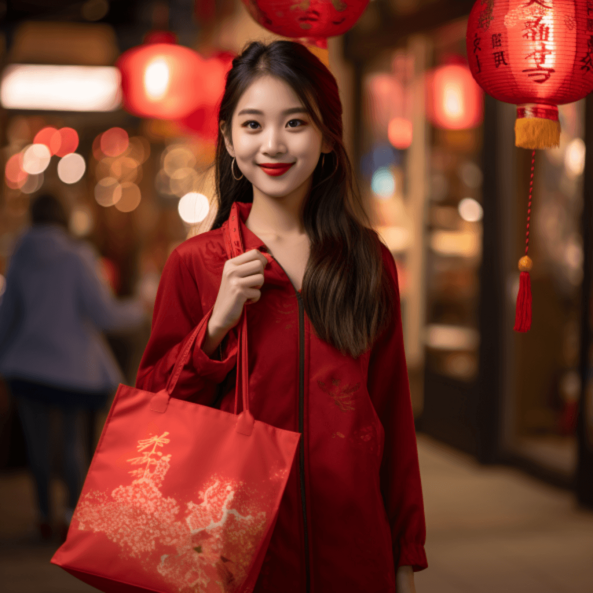 Red Non-Woven Bag