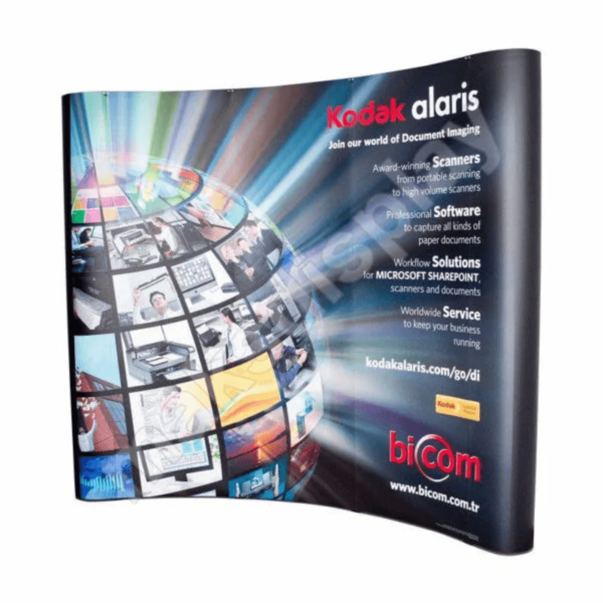 Pop Up Curved Backdrop System