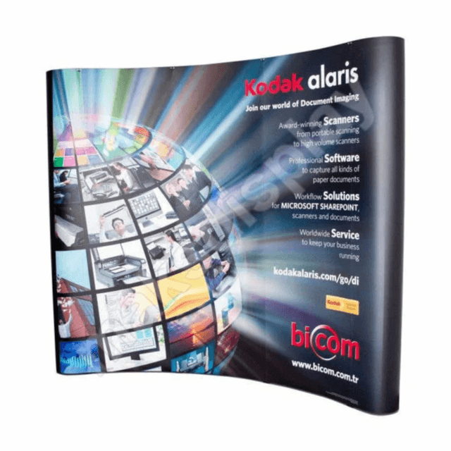 Pop Up Curved Backdrop System