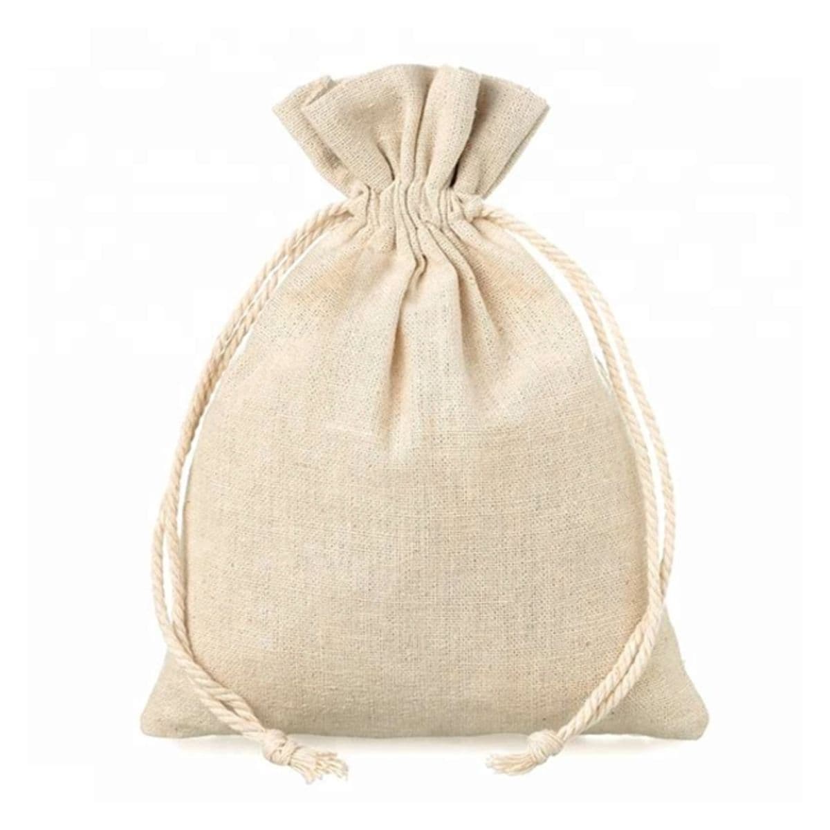 Drawstring Jute Pouch