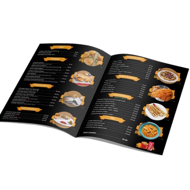 Menu Book