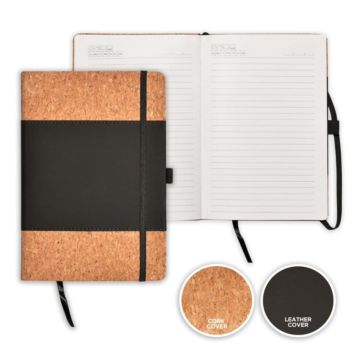 Eco Friendly Cork and Leather Notebook