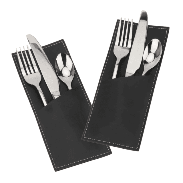 Leather Cutlery Organizer