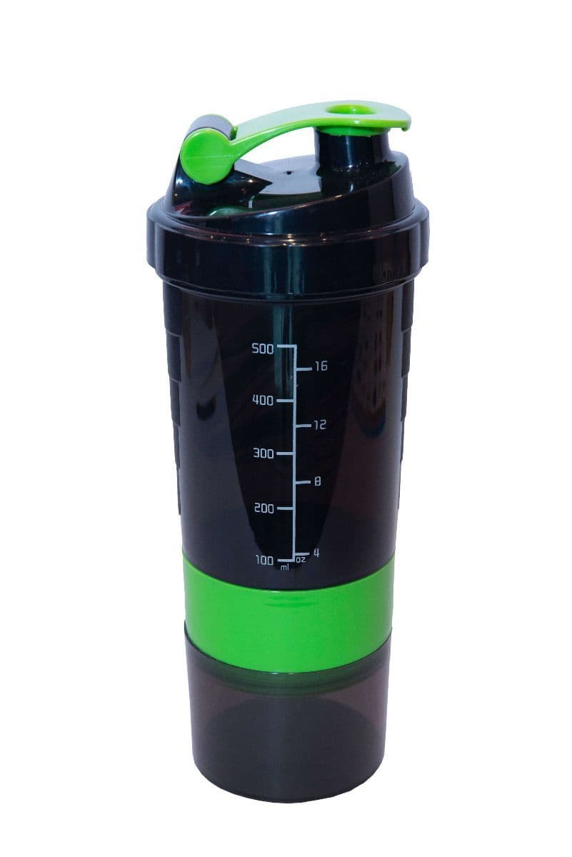 Shaker Bottle with Storage Compartment