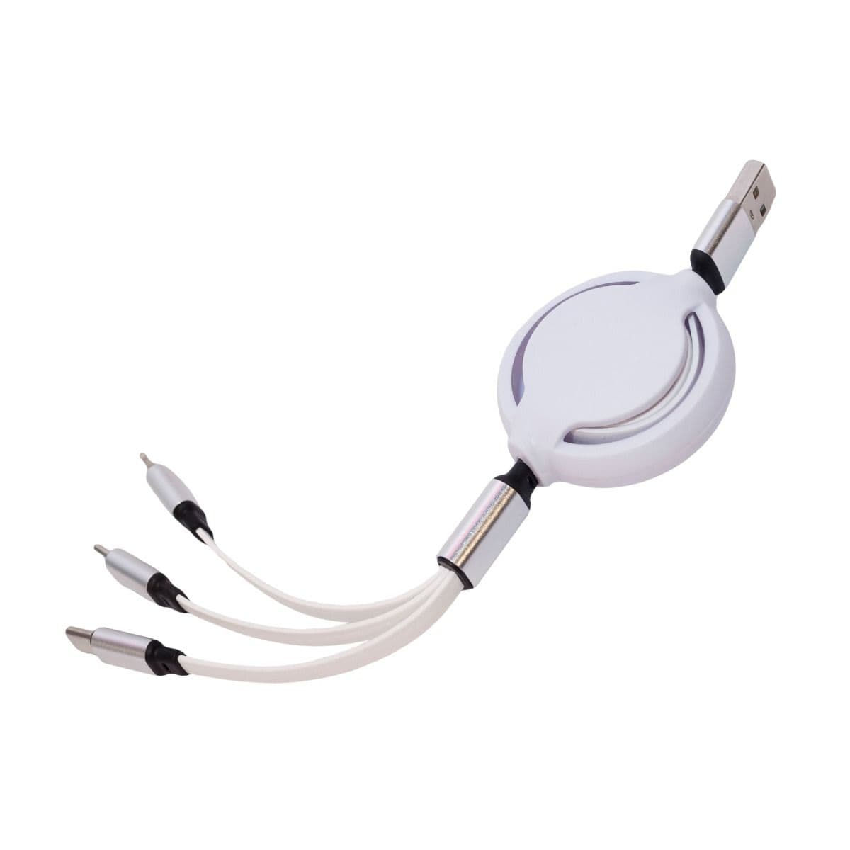 3-in-1 Retractable USB Cable