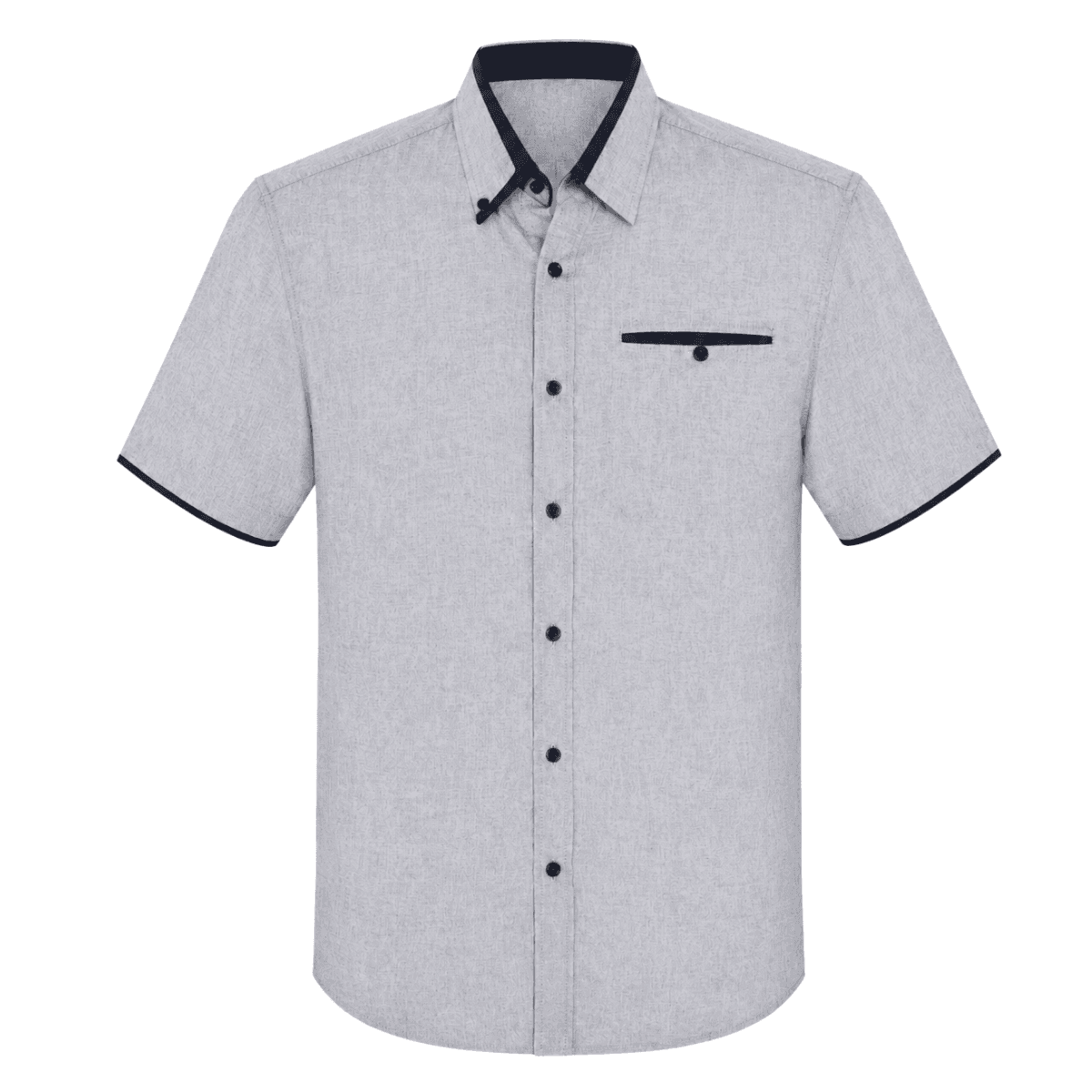 Button-Down with Contrast Pocket Corporate Uniform