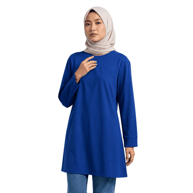 Round Neck Long Sleeve Muslimah