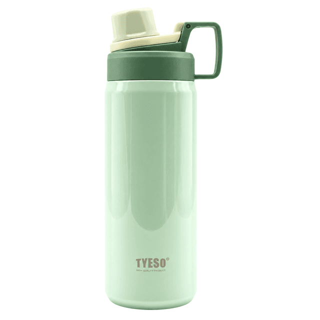 TYESO 750ml Insulated Water Bottle with Flip-Up Handle