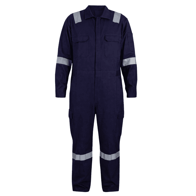 Unisex Coverall with Reflective Tape