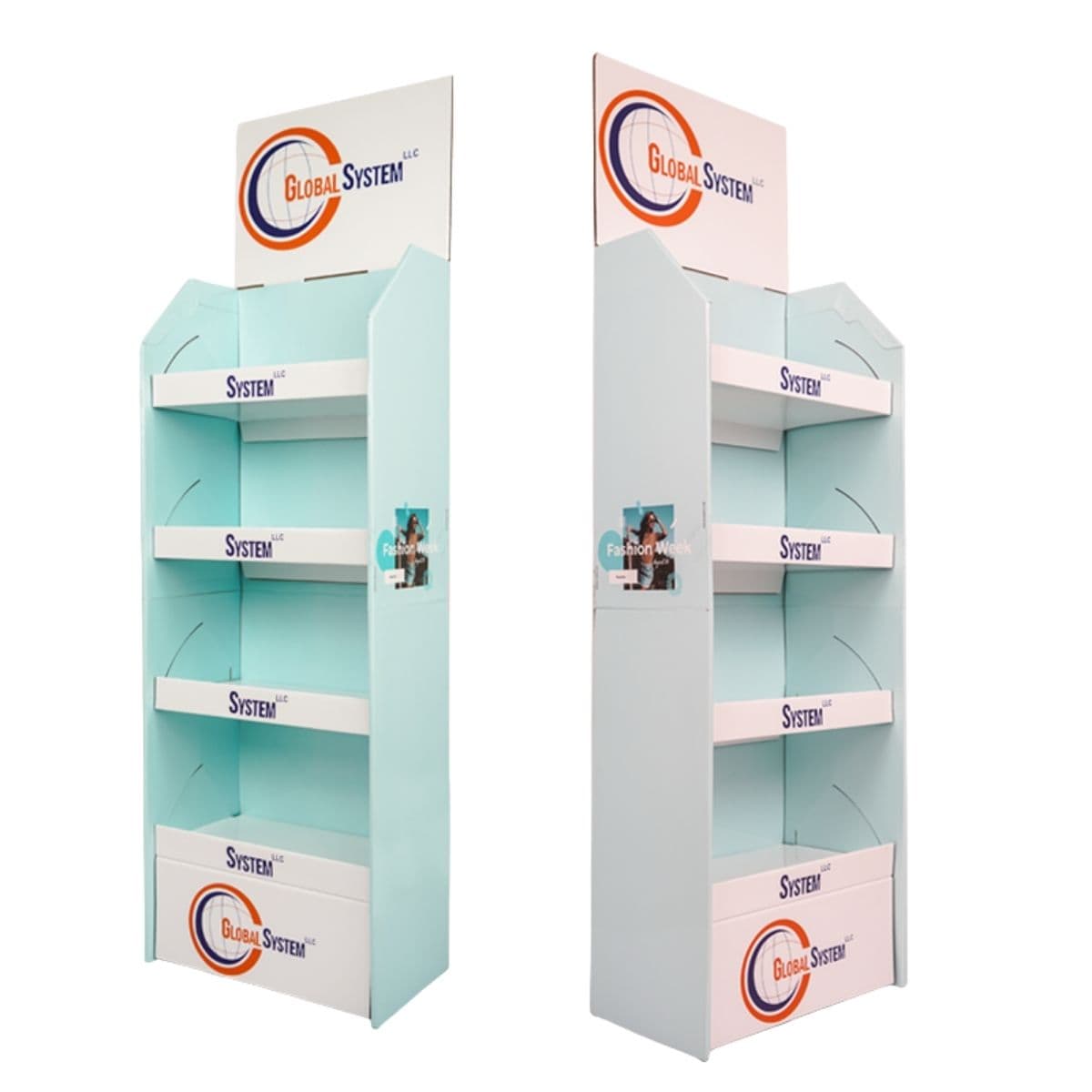 Cardboard Sample Rack Foldable Cardboard Display Racks | EasyPrint Singapore | EasyPrint ...