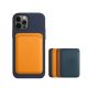 Magnetic Leather Phone Card Wallet