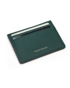 Pebble Pattern Leather Card Holder