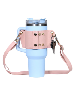 Adjustable Leather Cup Holder