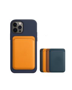 Magnetic Leather Phone Card Wallet