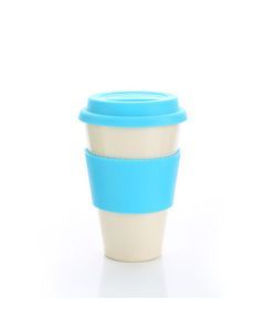 Bamboo Cup with Silicone Lid