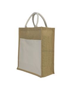 A4 Jute Bag with Canvas
