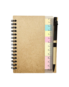 Eco Notebook with Ruler & Pen