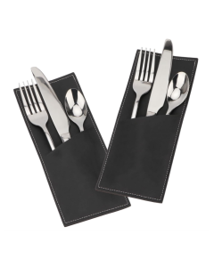 Leather Cutlery Organizer