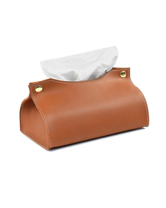 Rectangular Leather Tissue Holder