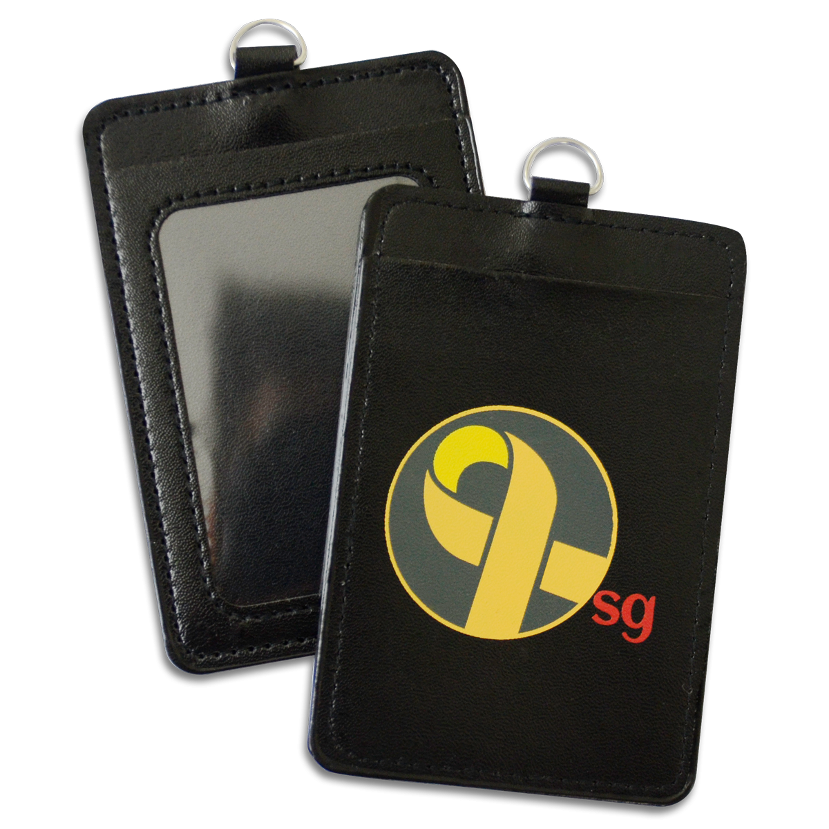 Deluxe Leather Card Holder (Singapore) w/ Custom Printing Free Delivery